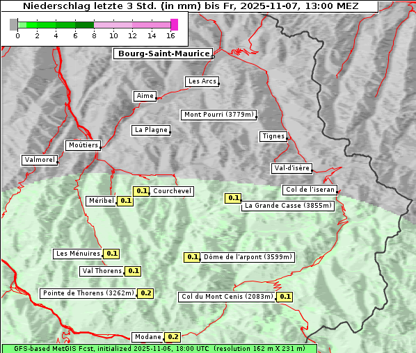 Niederschlag, 7. 11. 2025