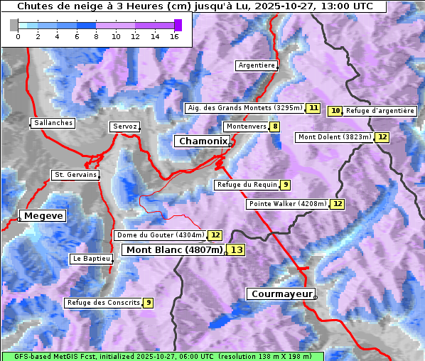 Neuschnee, 27. 10. 2025