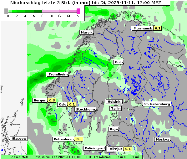 Niederschlag, 11. 11. 2025
