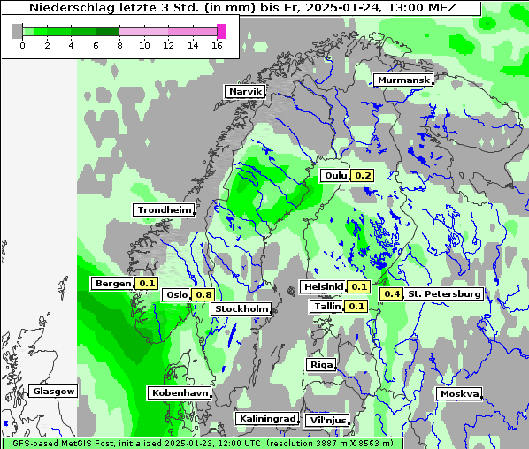 Niederschlag, 24. 1. 2025