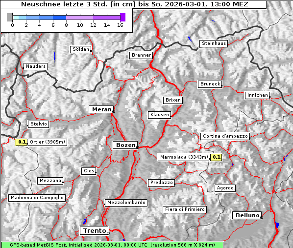 Neuschnee, 1. 3. 2026