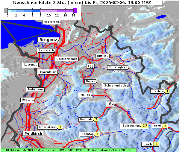 Neuschnee, 6. 2. 2026