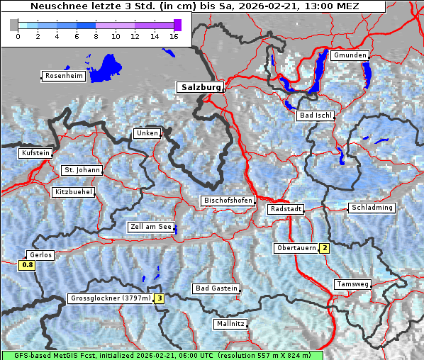Neuschnee, 21. 2. 2026