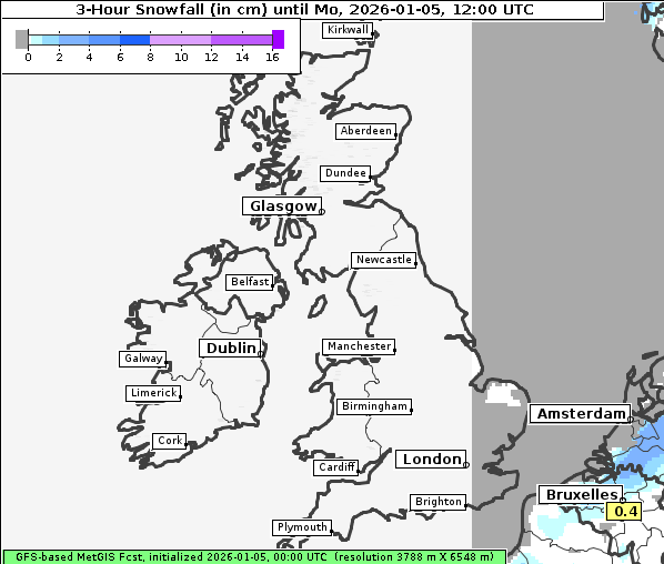 Neuschnee, 5. 1. 2026