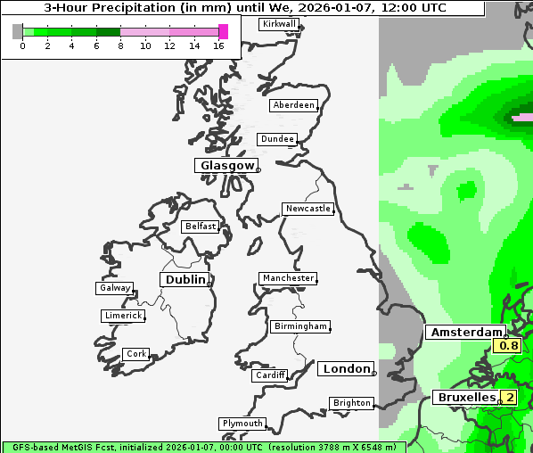 Niederschlag, 7. 1. 2026