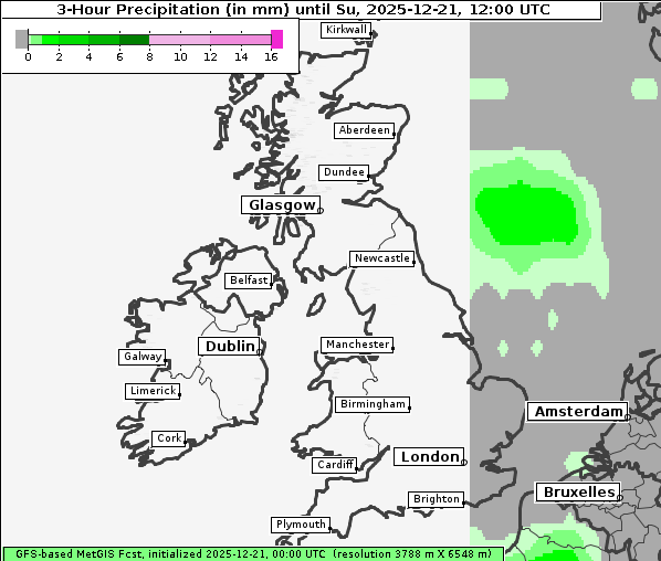 Niederschlag, 21. 12. 2025
