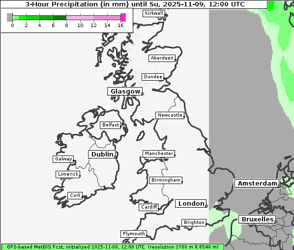 Niederschlag, 9. 11. 2025