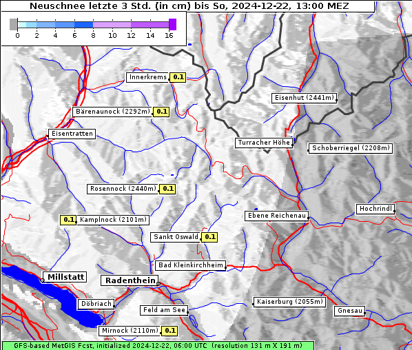 Neuschnee, 22. 12. 2024