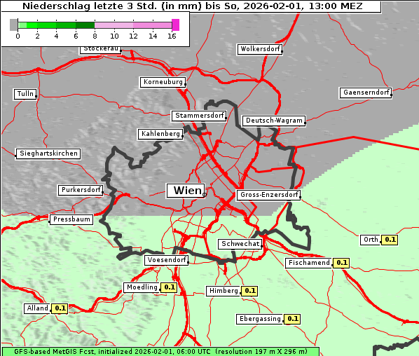 Niederschlag, 1. 2. 2026