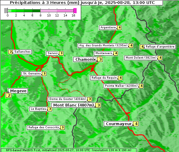 Niederschlag, 28. 8. 2025
