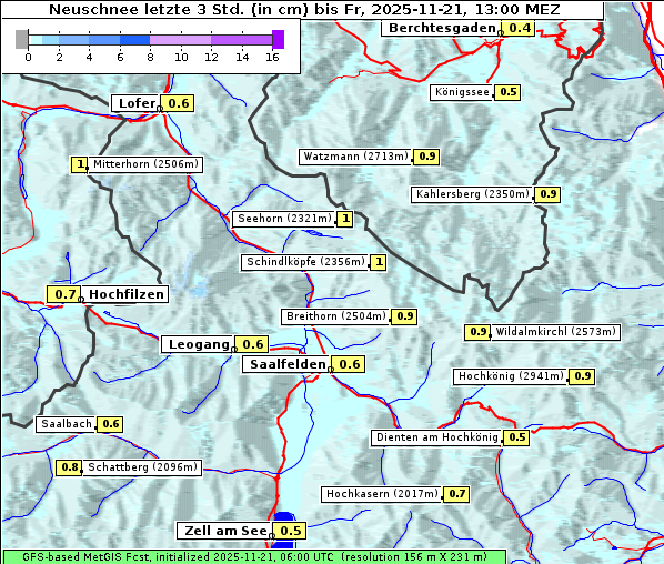 Neuschnee, 21. 11. 2025