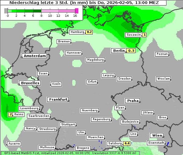 Niederschlag, 5. 2. 2026