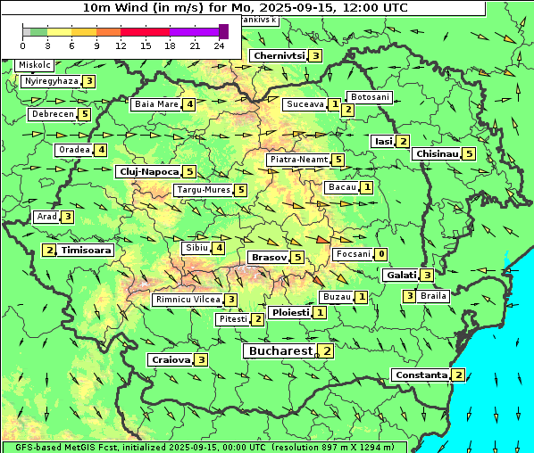 Wind, 15. 9. 2025