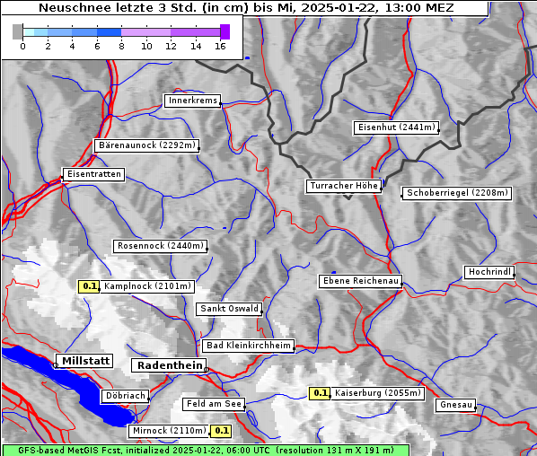 Neuschnee, 22. 1. 2025