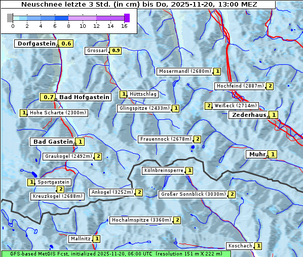 Neuschnee, 20. 11. 2025