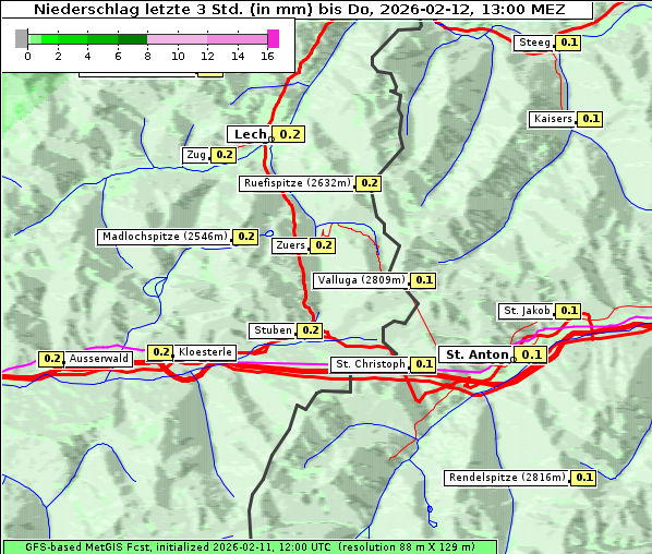 Niederschlag, 12. 2. 2026