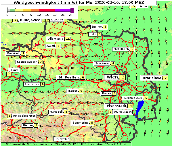 Wind, 16. 2. 2026