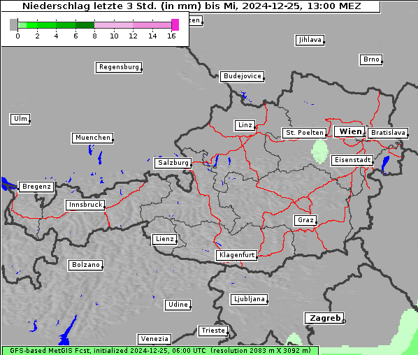 Niederschlag, 25. 12. 2024