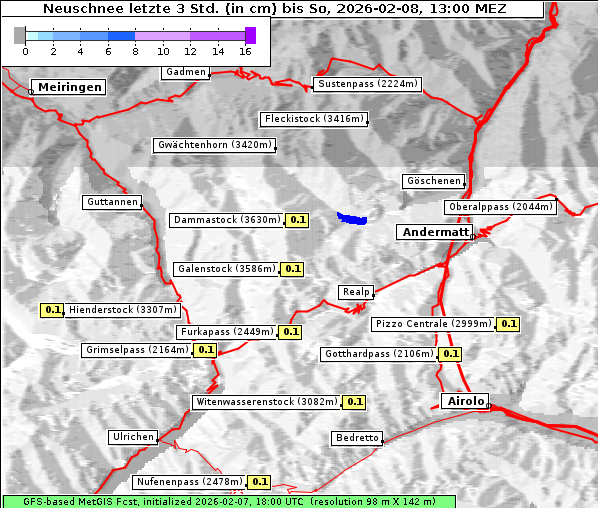 Neuschnee, 8. 2. 2026