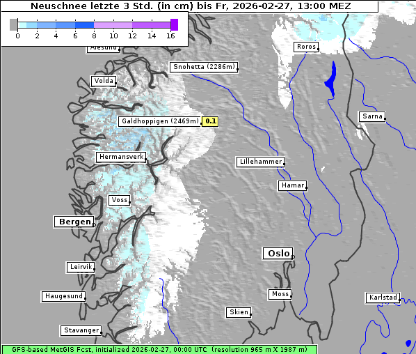 Neuschnee, 27. 2. 2026