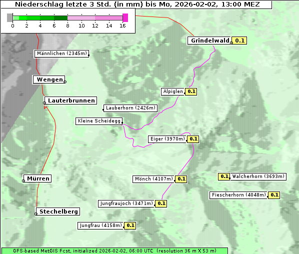 Niederschlag, 2. 2. 2026