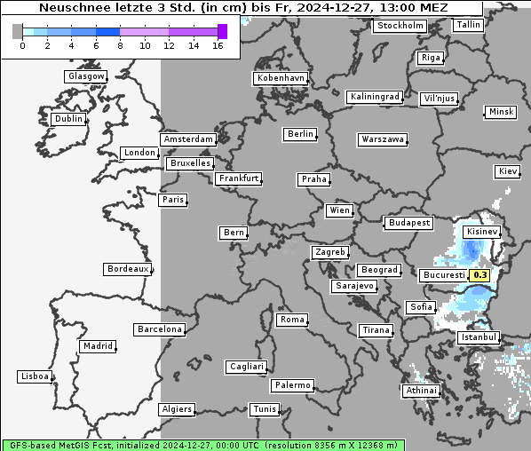 Neuschnee, 27. 12. 2024