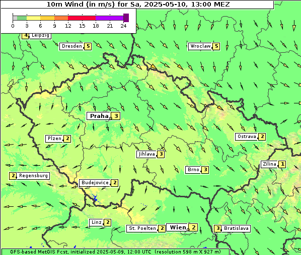 Wind, 10. 5. 2025