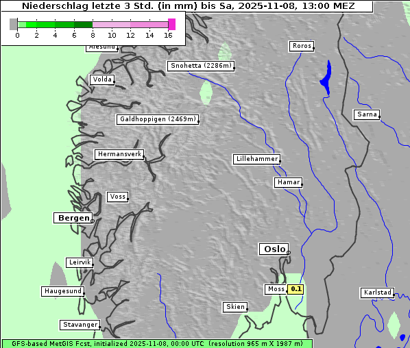 Niederschlag, 8. 11. 2025