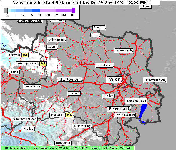 Neuschnee, 20. 11. 2025