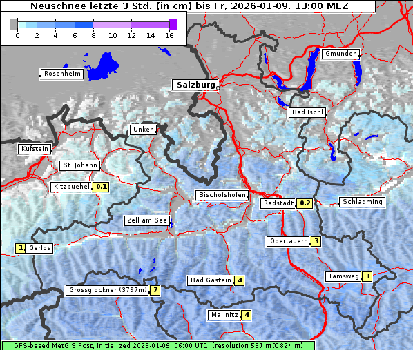 Neuschnee, 9. 1. 2026