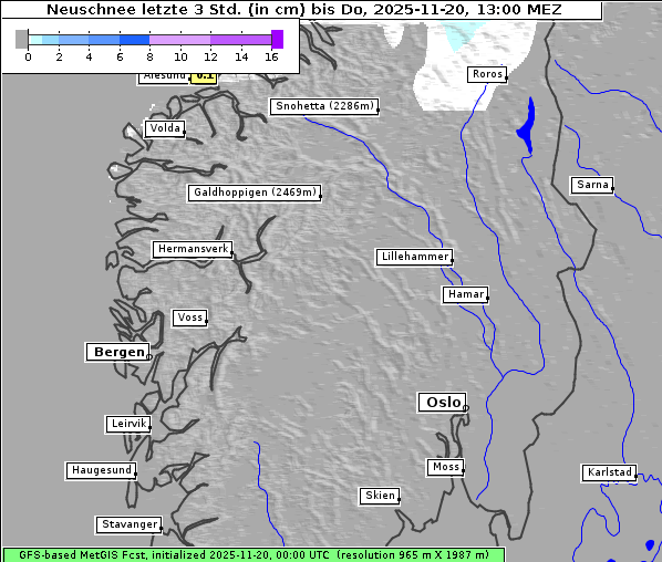 Neuschnee, 20. 11. 2025
