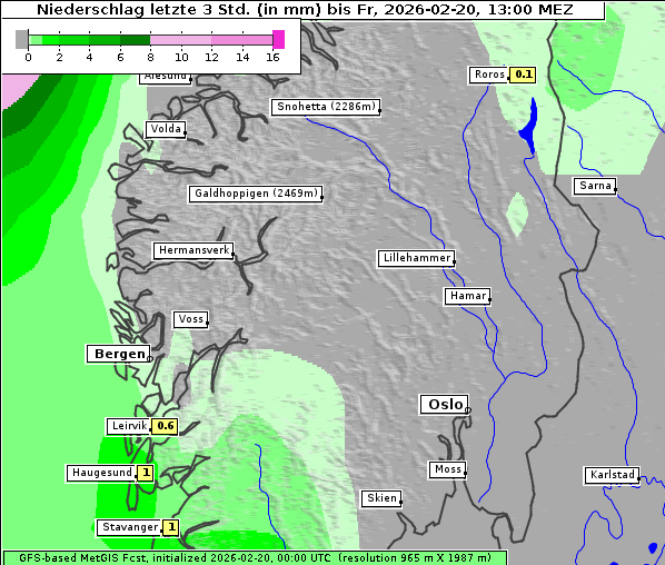 Niederschlag, 20. 2. 2026