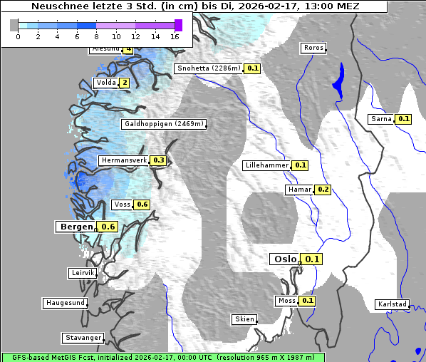 Neuschnee, 17. 2. 2026
