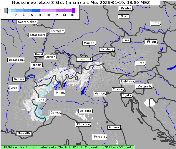 Neuschnee, 19. 1. 2026