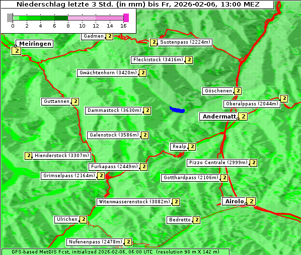 Niederschlag, 6. 2. 2026