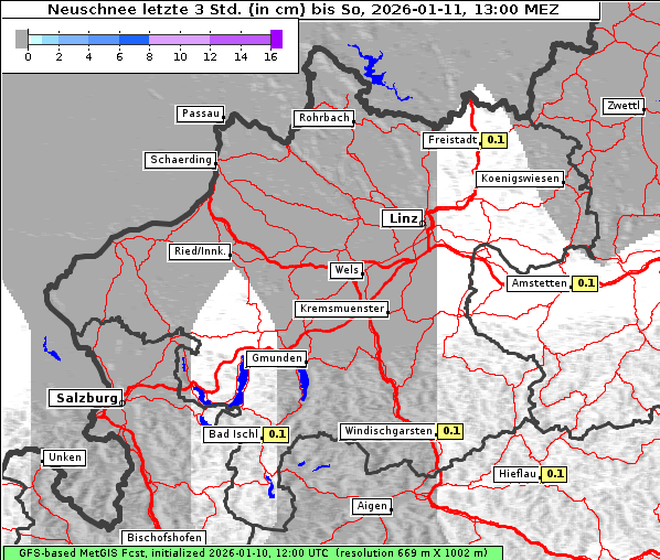 Neuschnee, 11. 1. 2026