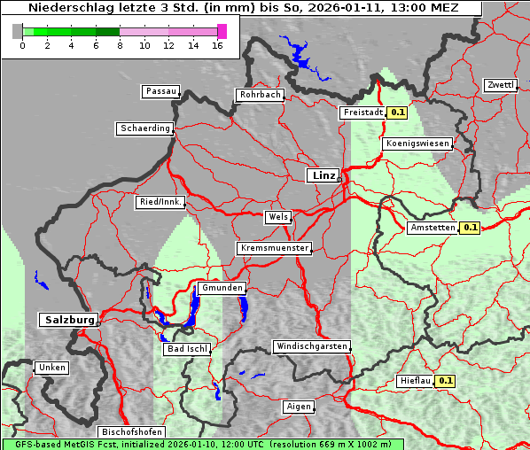 Niederschlag, 11. 1. 2026