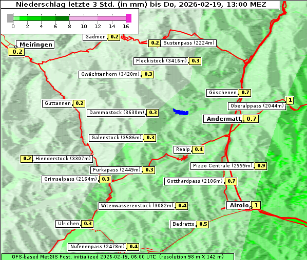 Niederschlag, 19. 2. 2026