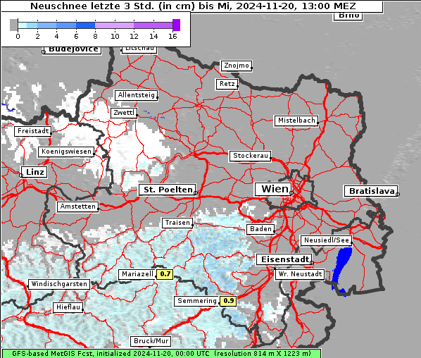 Neuschnee, 20. 11. 2024