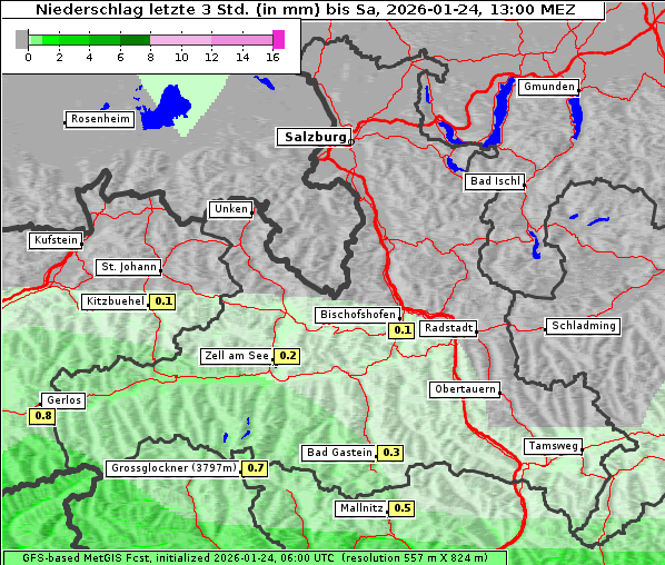 Niederschlag, 24. 1. 2026
