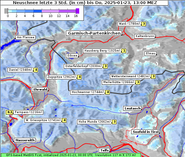 Neuschnee, 23. 1. 2025