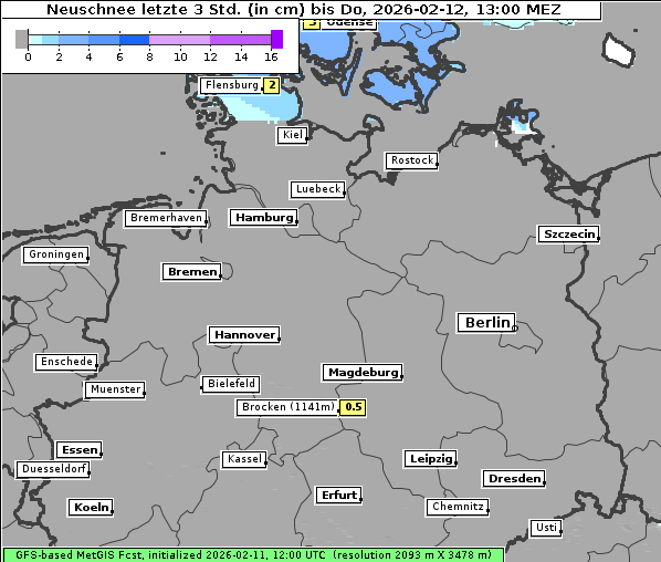 Neuschnee, 12. 2. 2026