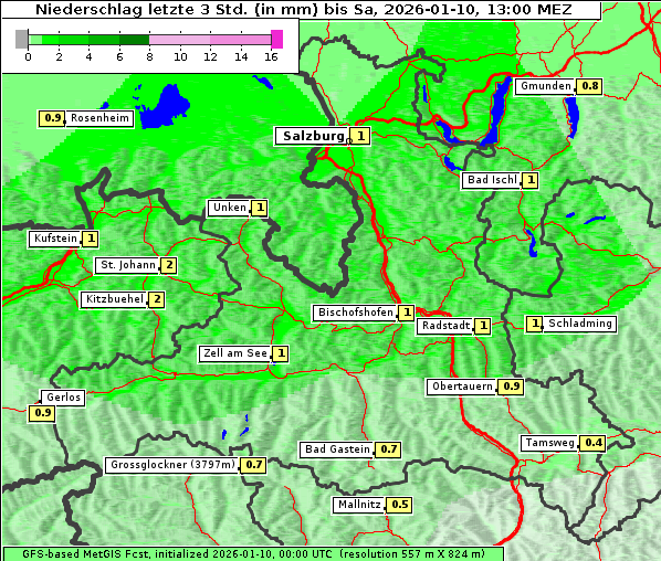 Niederschlag, 10. 1. 2026