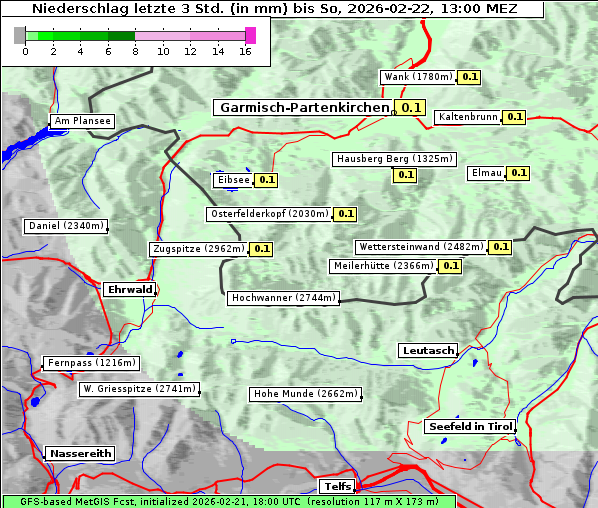 Niederschlag, 22. 2. 2026