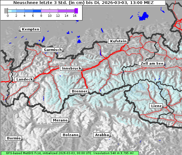 Neuschnee, 3. 3. 2026