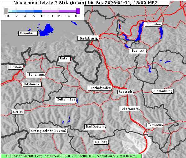 Neuschnee, 11. 1. 2026