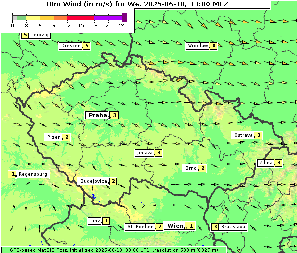 Wind, 18. 6. 2025