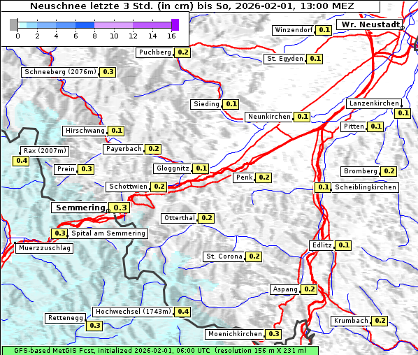 Neuschnee, 1. 2. 2026
