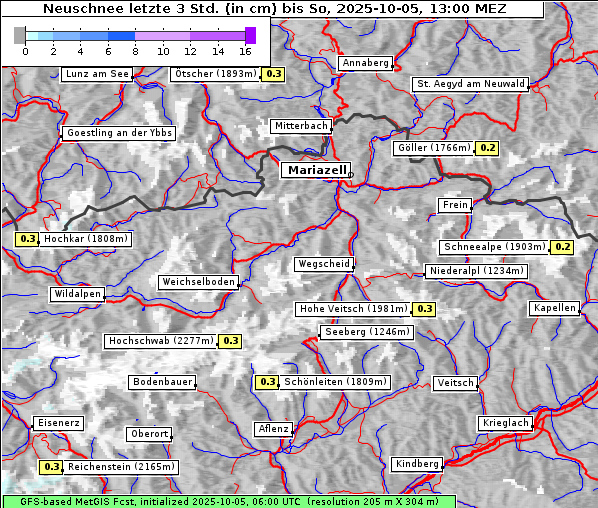 Neuschnee, 5. 10. 2025
