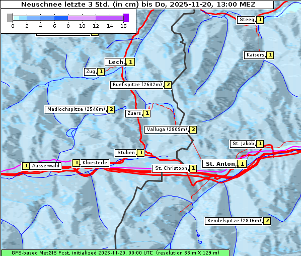 Neuschnee, 20. 11. 2025